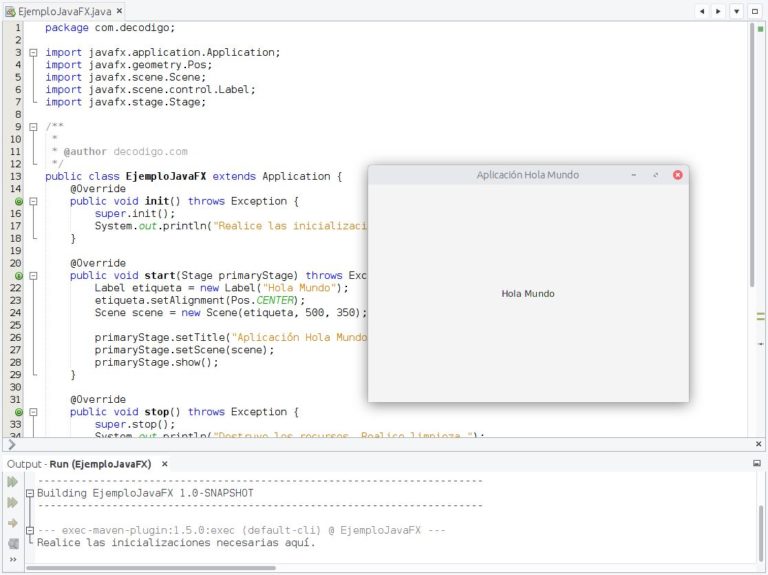 Java Crear Una Interfaz Gr Fica Con Javafx Decodigo