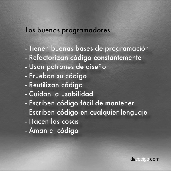 Buenos Programadores
