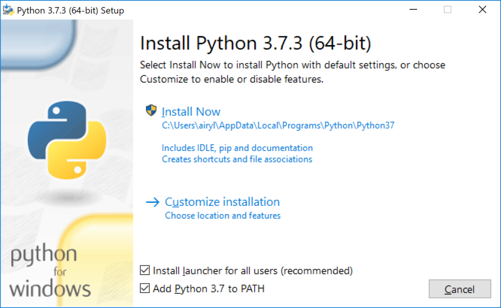 Instalar Python