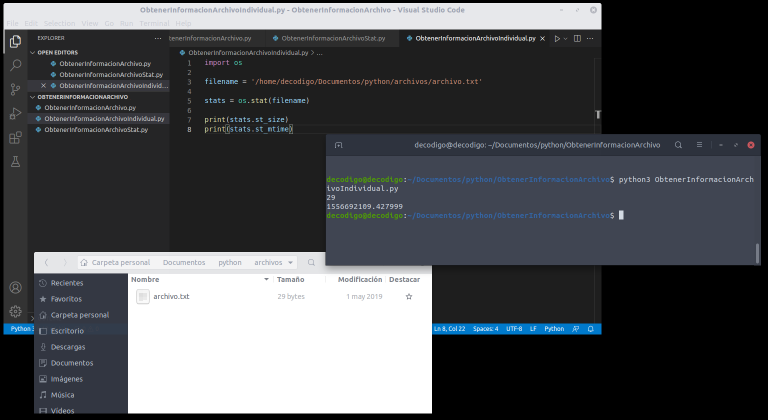 Obtener Información De Un Archivo En Python 9735