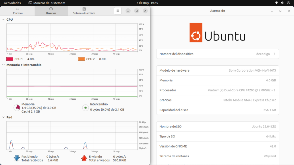 Instalar Ubuntu 22.04 LTS en un equipo viejo