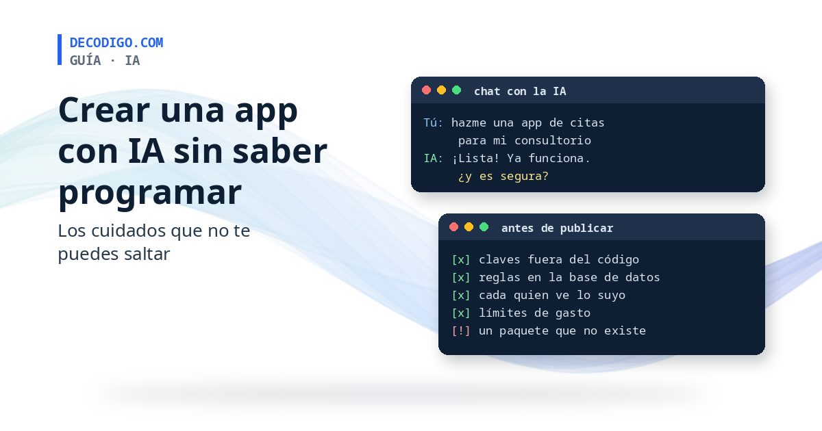 Un chat en el que se pide a la IA una app de citas y una lista de comprobaciones antes de publicar