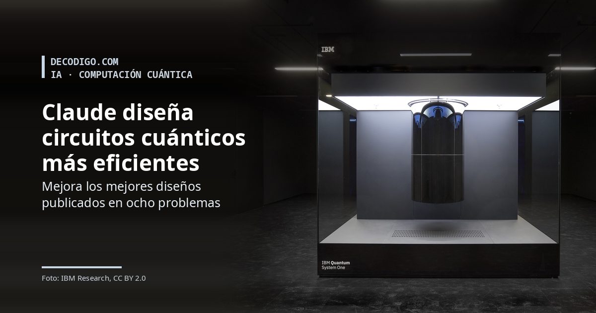 Claude diseña circuitos cuánticos más eficientes que los mejores publicados, con Harvard y QuEra