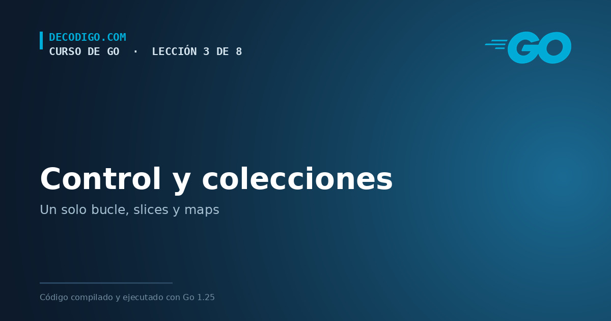 Lección 3 del curso de Go