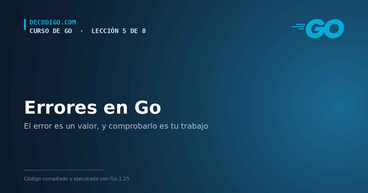 Lección 5 del curso de Go