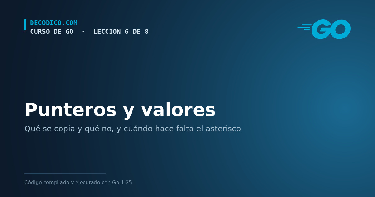 Lección 6 del curso de Go