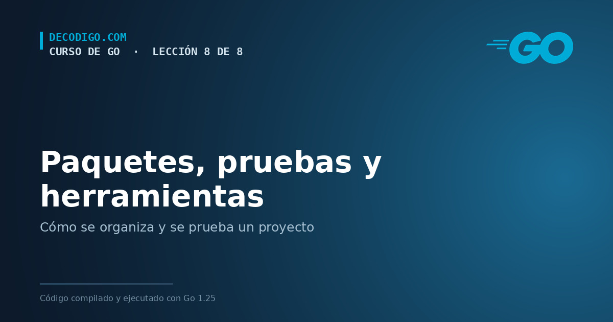 Lección 8 del curso de Go