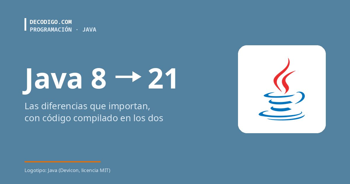 Java 8 frente a Java 21: las diferencias que importan, con código