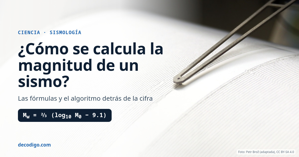 ¿Cómo se calcula la magnitud de un sismo? Las fórmulas y el algoritmo detrás de la cifra