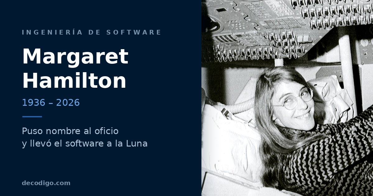 Muere Margaret Hamilton a los 90 años: la ingeniera que puso nombre al oficio y llevó el software a la Luna