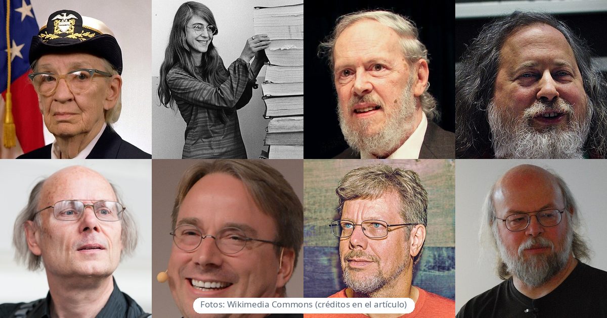 Las personas que crearon el software: de Grace Hopper y Linus Torvalds a la era de la IA