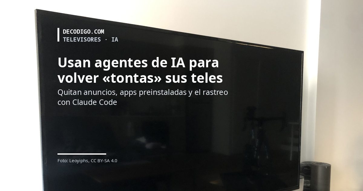 Usan Usan Claude Code para quitar anuncios de su smart TV